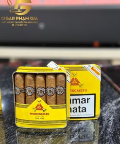 CIGAR MONTECRISTO MEDIA CORONA - HỘP 5 ĐIẾU