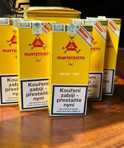 Xì gà Montecristo No.2  - Hộp Giấy 15 Điếu (Pack 3 x 5)